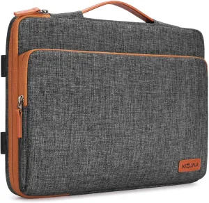 KIZUNA Laptop Bag Case 15.6 Inch Computer Shoulder Sleeve Briefcase For MacBook Pro 16 M1 M2 Max 2023/MacBook Air 15 M2/15 IdeaPad Gaming 3i/Legion Slim 5i Gen 8/Thinkbook 16 /IdeaPad Flex 5i,Brown