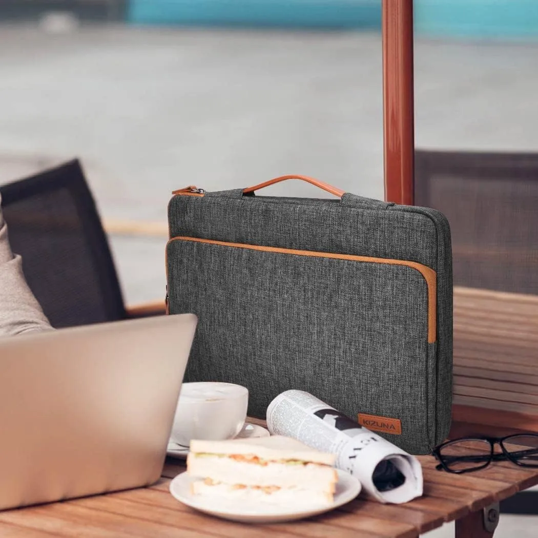 KIZUNA Laptop Bag Case 15.6 Inch Computer Shoulder Sleeve Briefcase For MacBook Pro 16 M1 M2 Max 2023/MacBook Air 15 M2/15 IdeaPad Gaming 3i/Legion Slim 5i Gen 8/Thinkbook 16 /IdeaPad Flex 5i,Brown