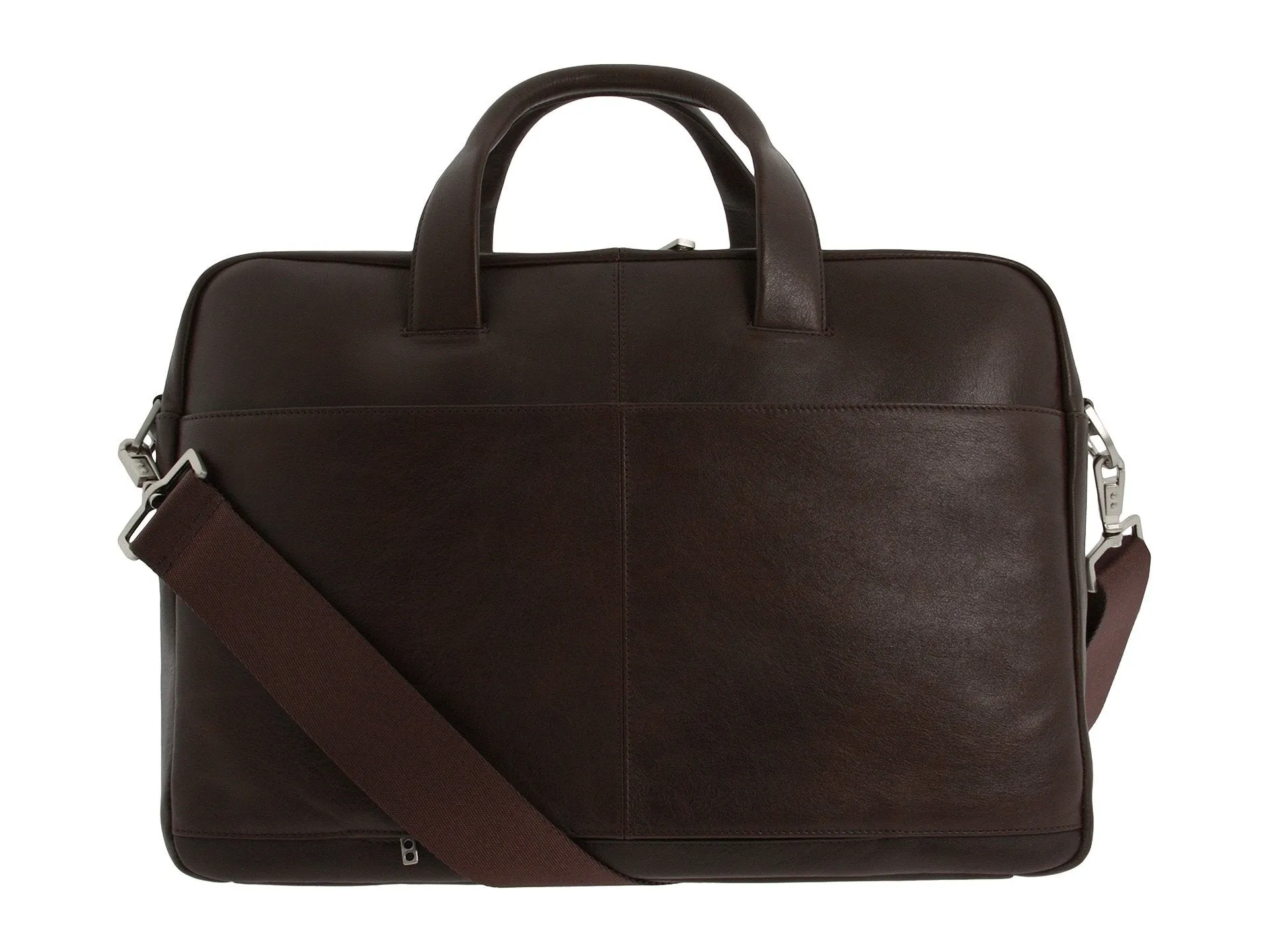 Knomo London 17" Leather Laptop Bag