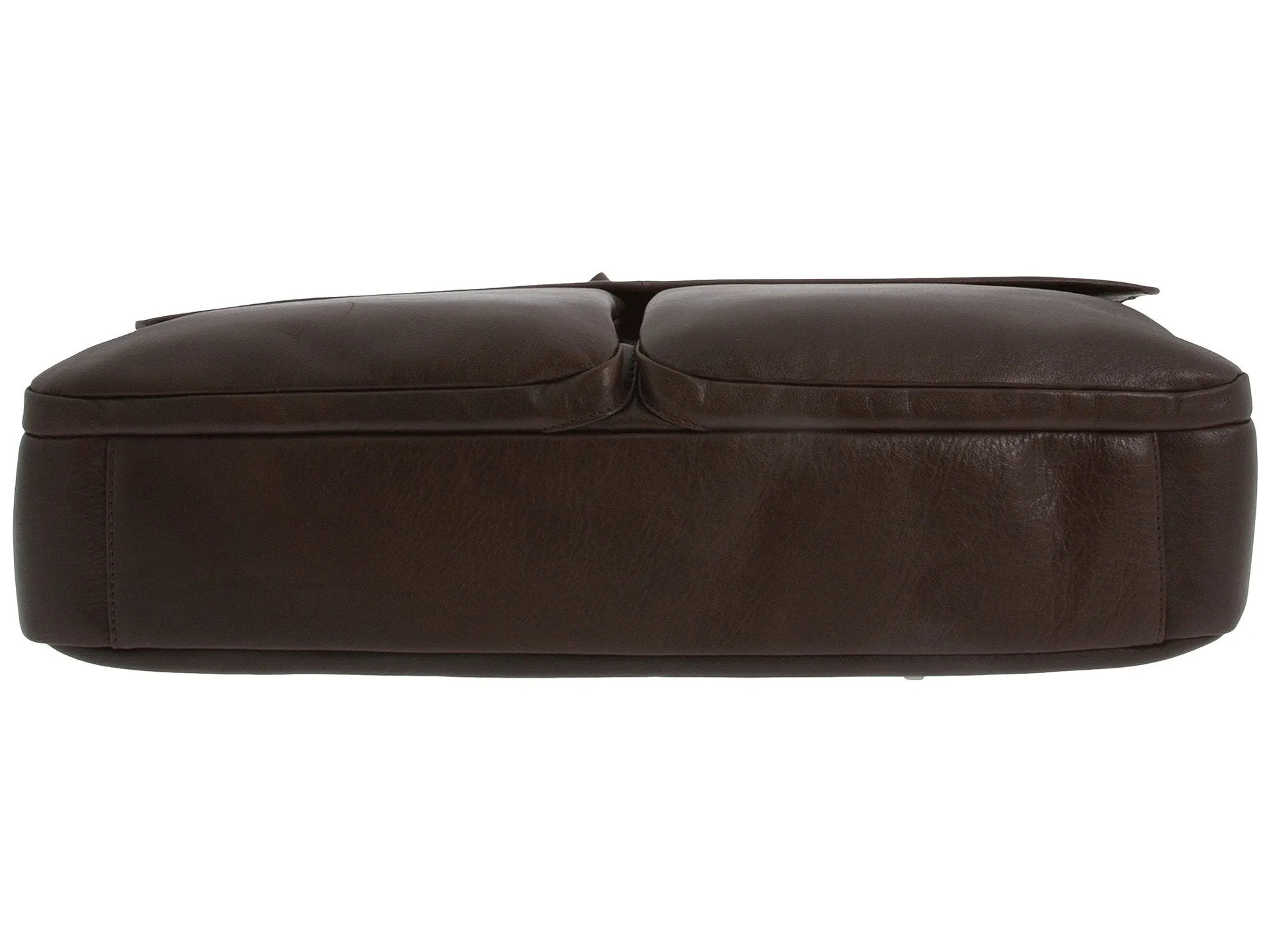 Knomo London 17" Leather Laptop Bag