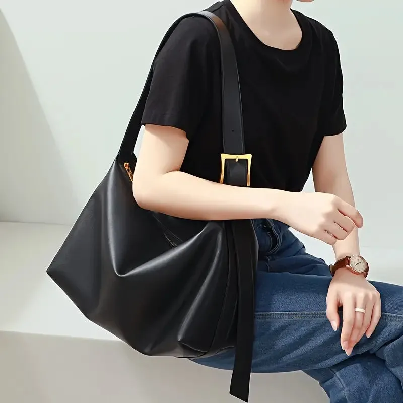 Korina | Casual Multi-Functional Leather Crossbody Messenger Tote Bag