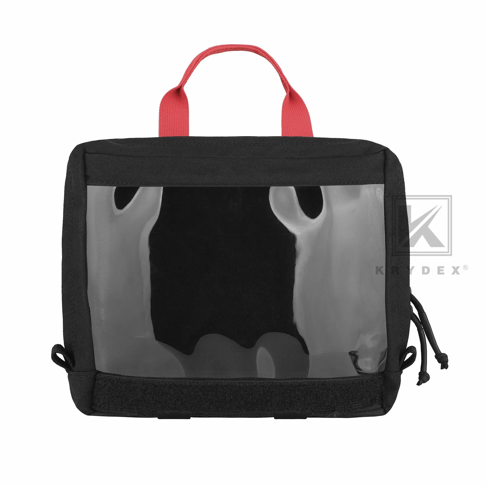 Krydex Clear Top Insert Large/Small for D3 Tactical Backpack Organizer Bag Hook & Loop Medic Pouch