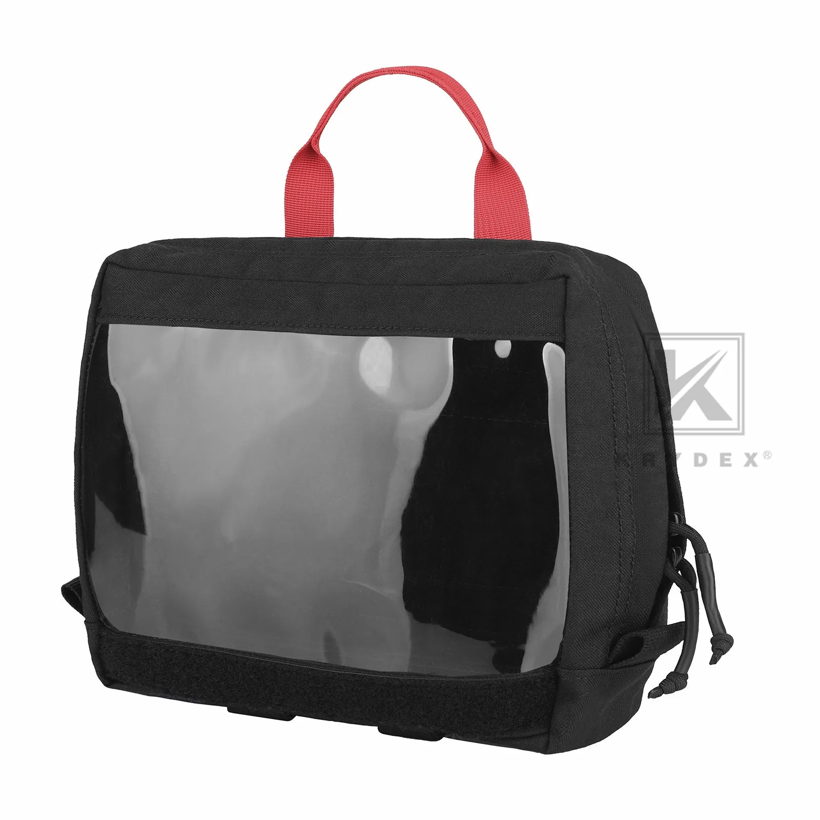 Krydex Clear Top Insert Large/Small for D3 Tactical Backpack Organizer Bag Hook & Loop Medic Pouch