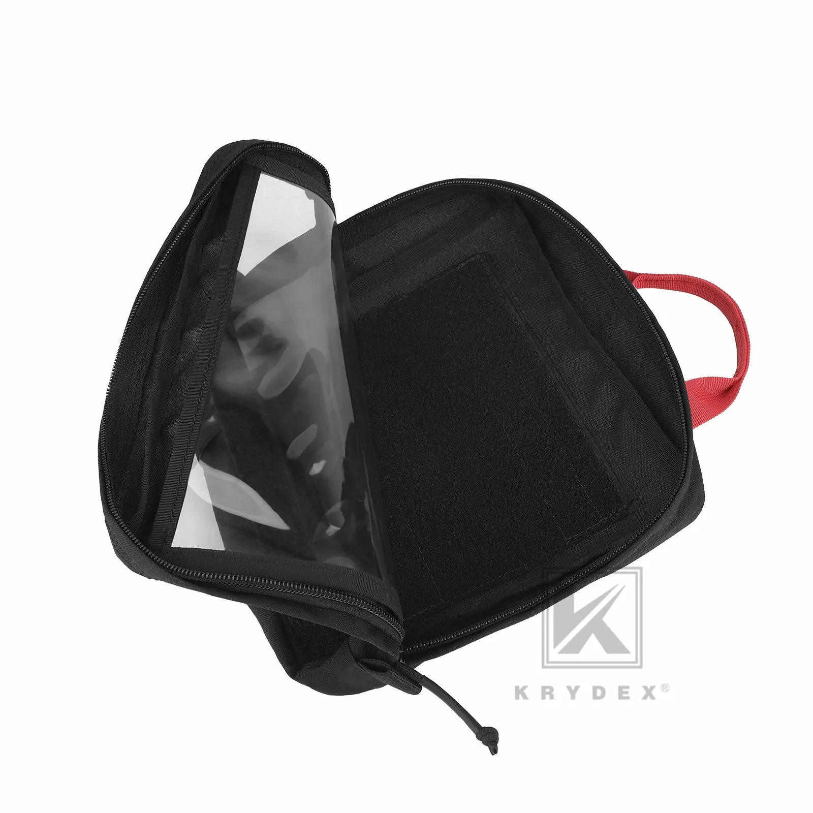 Krydex Clear Top Insert Large/Small for D3 Tactical Backpack Organizer Bag Hook & Loop Medic Pouch