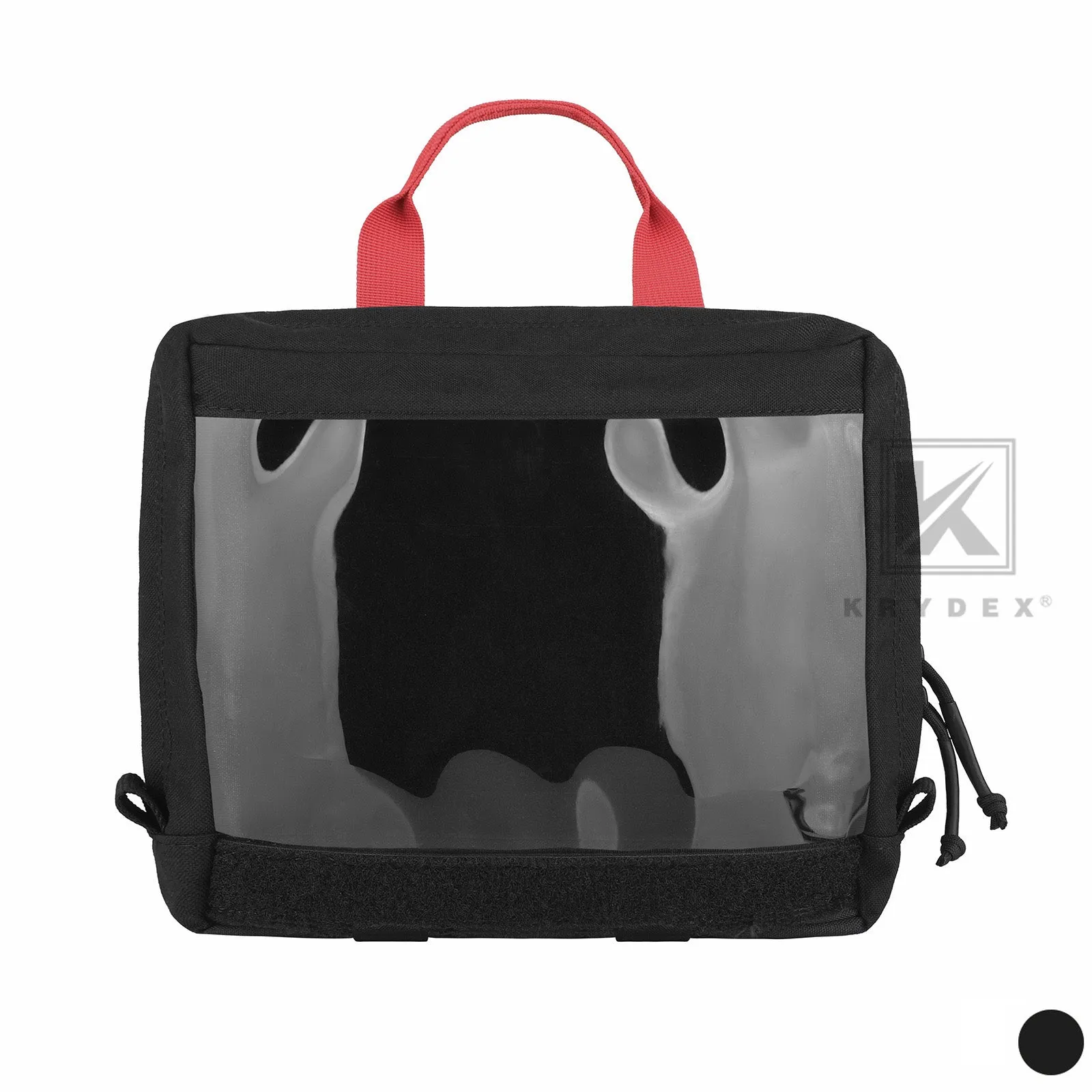 Krydex Clear Top Insert Large/Small for D3 Tactical Backpack Organizer Bag Hook & Loop Medic Pouch