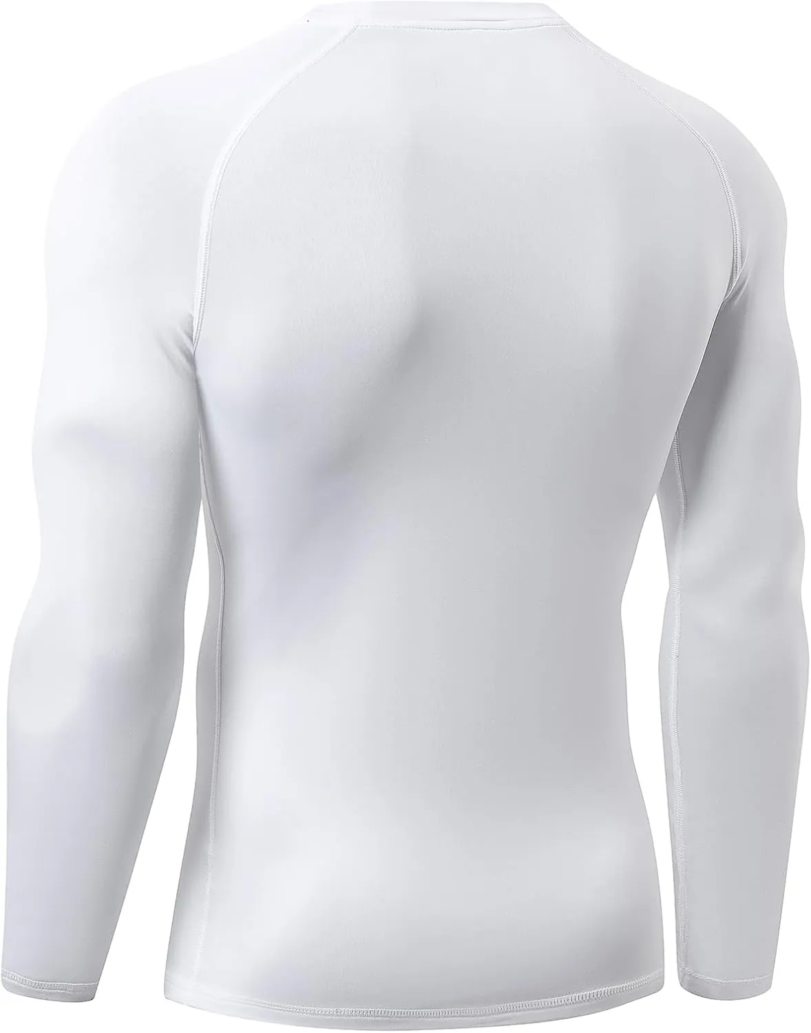 LAFROI Men's Thermal Fleece Winter Long Sleeve Compression Baselayer Top Shirt-MJSY01