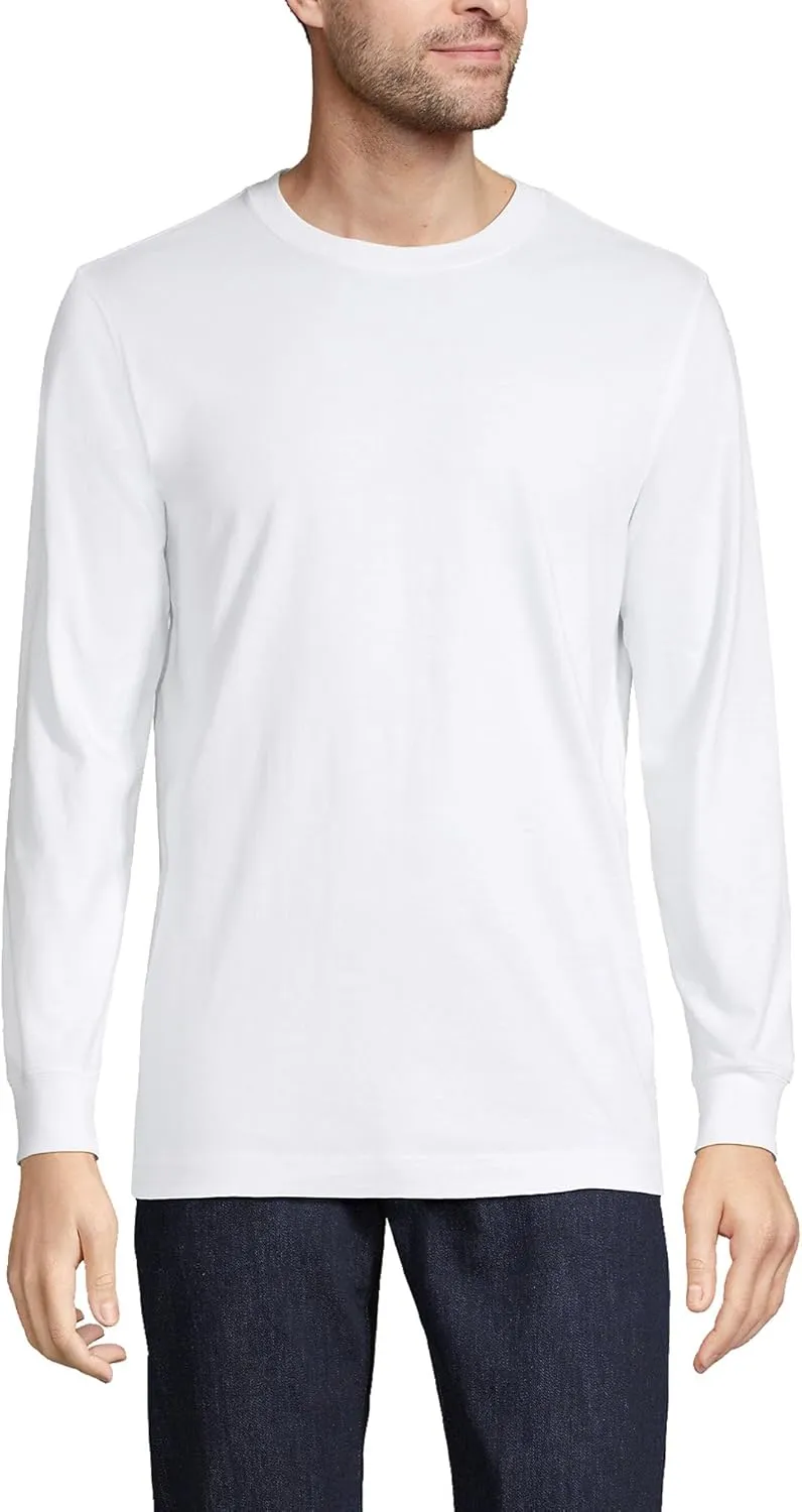 Lands' End Men's Super-T Long Sleeve T-Shirt