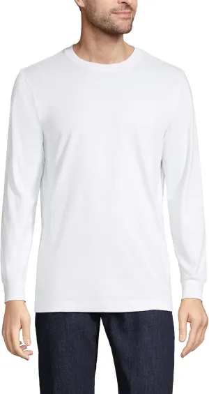 Lands' End Men's Super-T Long Sleeve T-Shirt