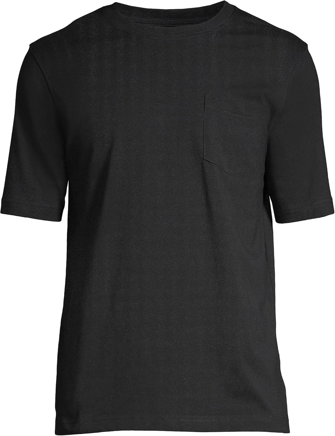 Lands' End Men's Super-T Short Sleeve T-Shirt with Pocket