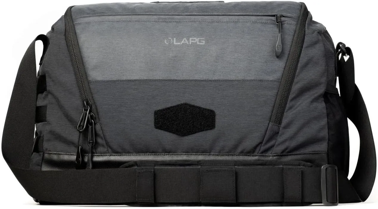 LAPG Terrain Stealth Messenger Bag, Covert EDC Messenger Bag, Tactical Crossbody Messenger Bag - Heather Olive