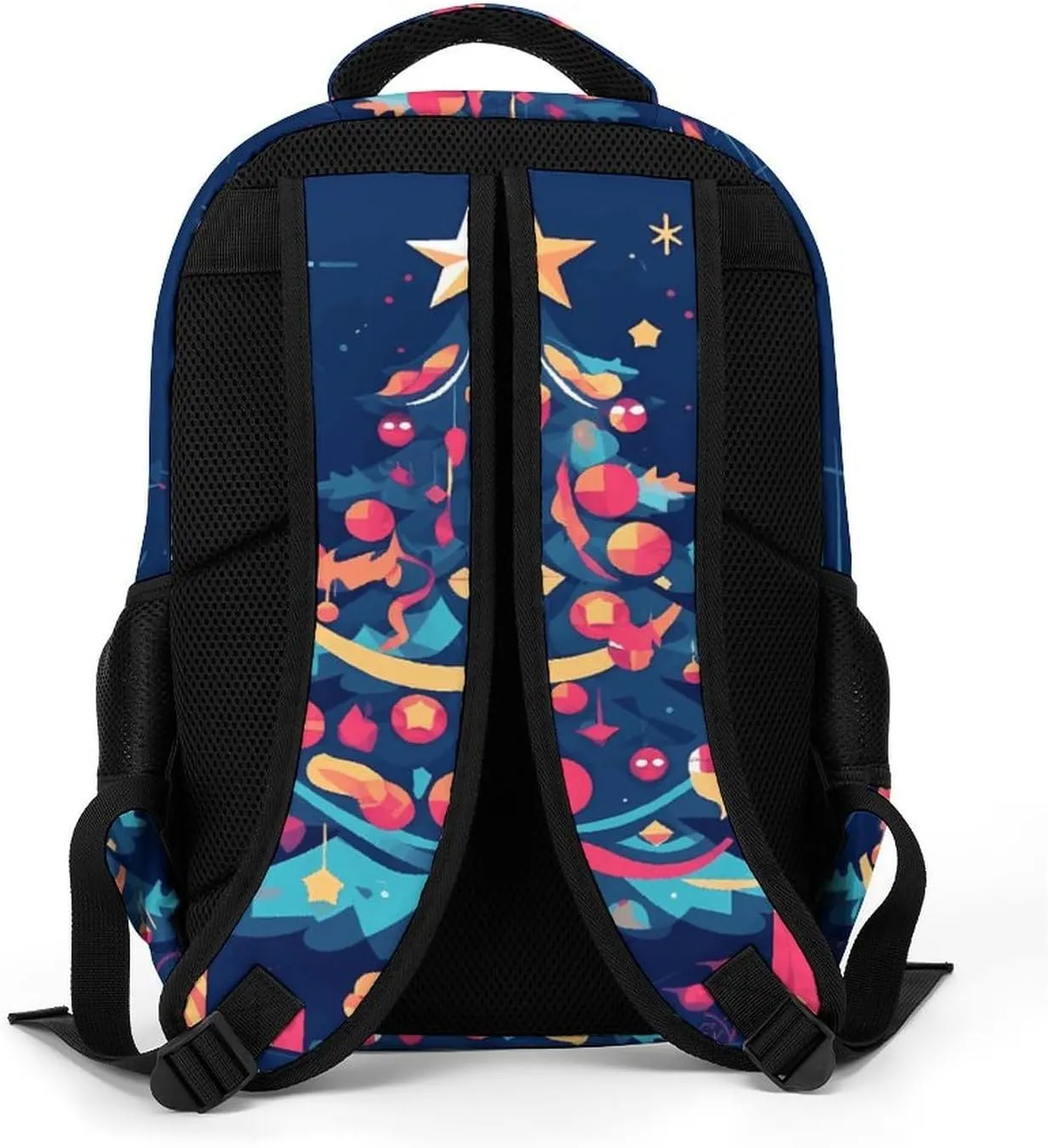 Laptop Backpack for Men Women Daypack Cartoon Christmas Tree Computer Bag Travel Backpacks Laptop Bag