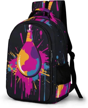 Laptop Backpack for Men Women Daypack Doodle Light Bulb Computer Bag Travel Backpacks Laptop Bag