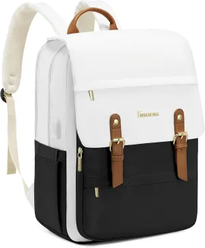 Laptop Bag for Women,15.6 inch Travel Backpack for Women,Travel Backpack Carry on Flight Approved Backpack for women with USB Charging Port(Black)