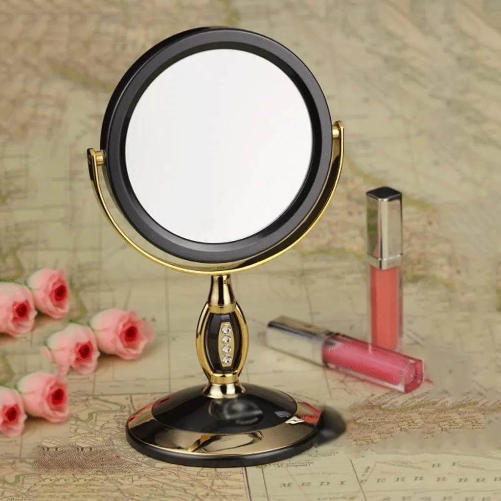 Large Desktop Double-Sided Makeup Mirrors European and American Desktop Mirrors