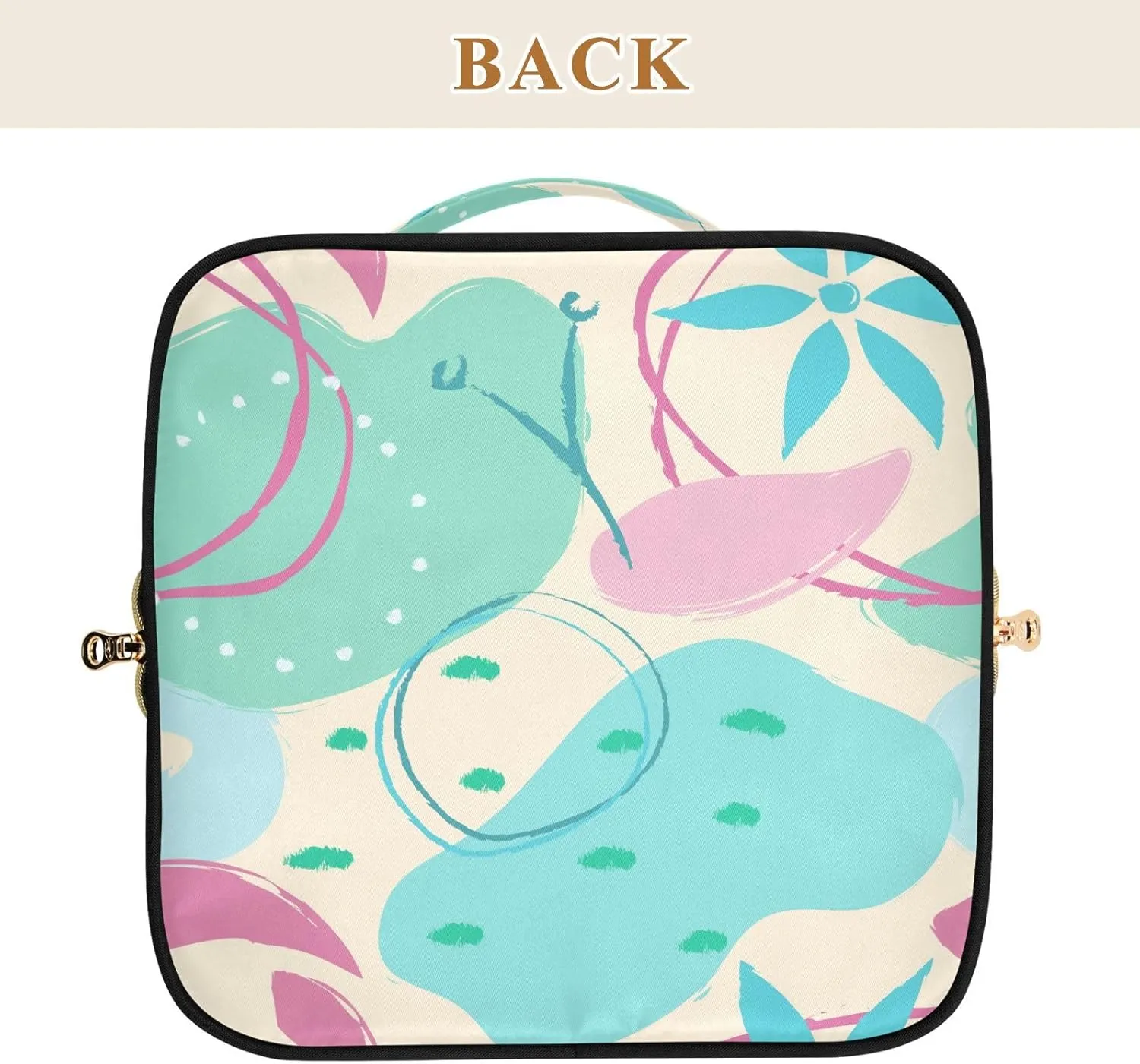 Large Travel Makeup Bag for Women Makeup Essentials Organizer Case with Divider