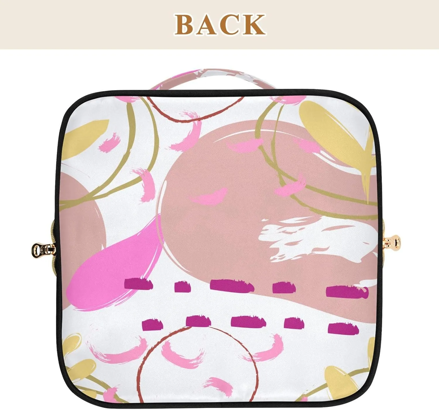 Large Travel Makeup Bag for Women Makeup Essentials Organizer Case with Divider