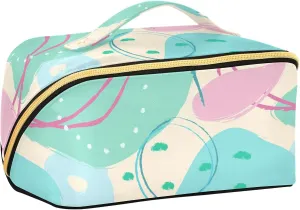 Large Travel Makeup Bag for Women Makeup Essentials Organizer Case with Divider