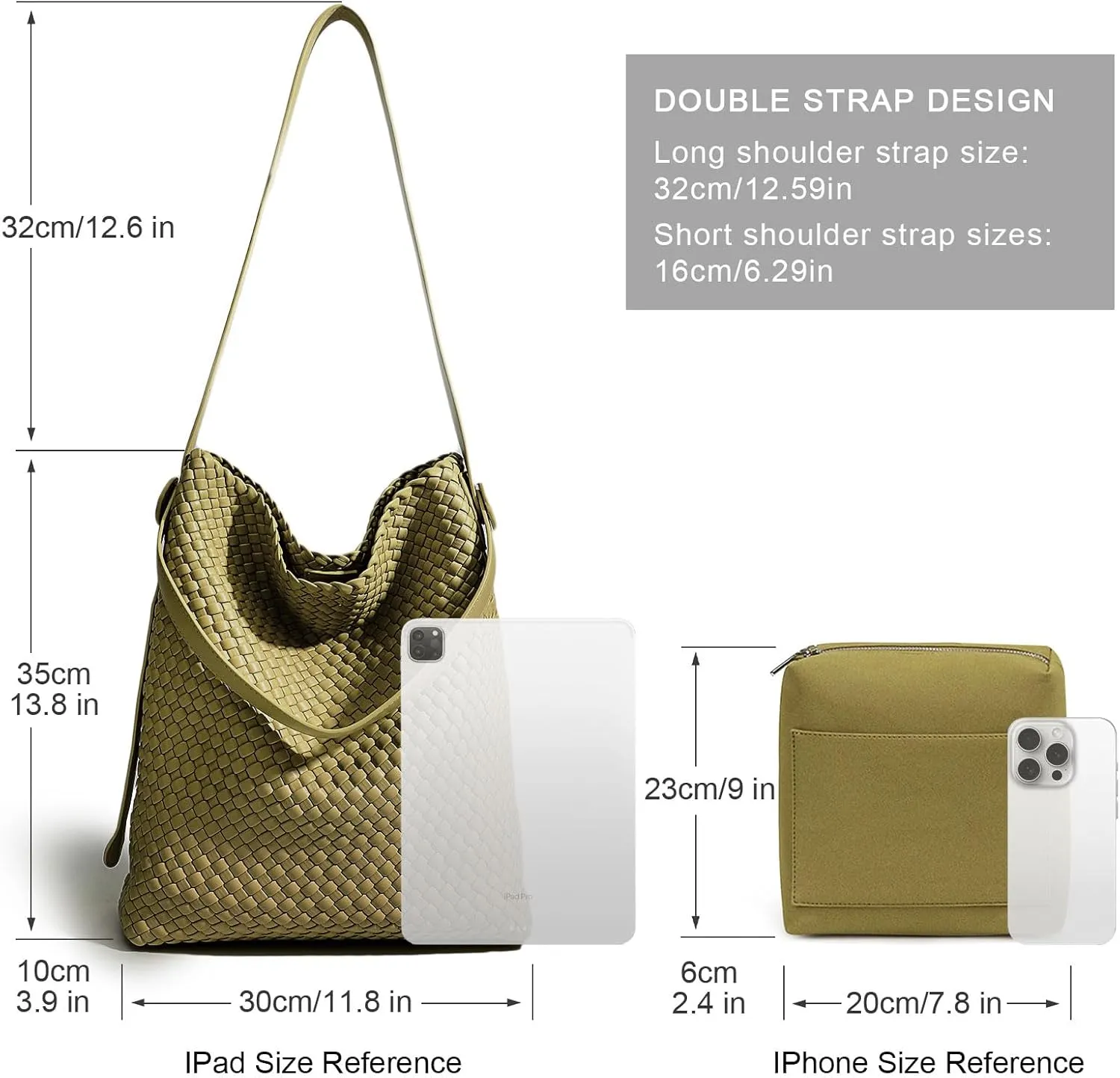 Large Woven Tote Bag Vegan Leather Shoulder Bag for Women Fashion Travel Shopper Bag Top Handle Handbag and Purse
