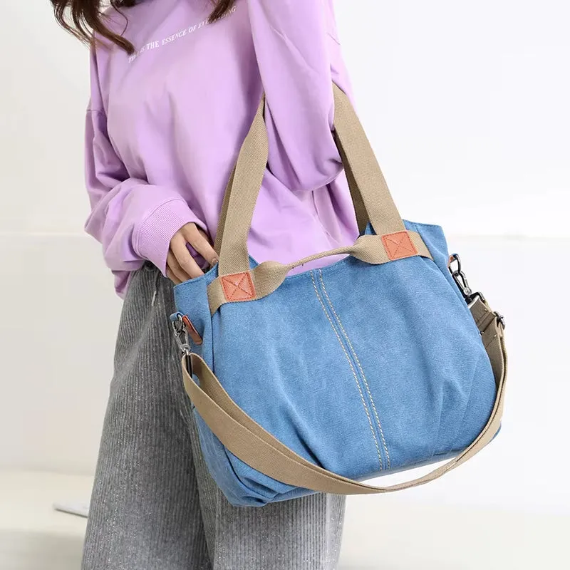 Lars | Retro Canvas Large Messenger Bag and Shoulder Bag