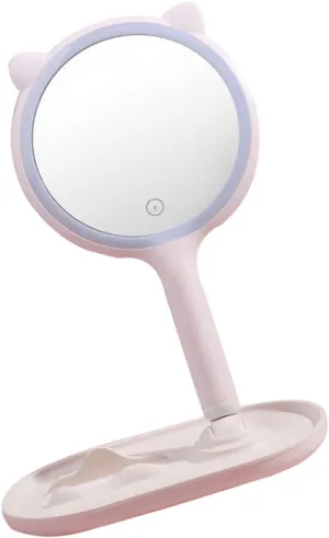 LE Vanity Mirror esktop Mirror Beroom Mirror esktop Lighting Mirror Home Use Mirror LE Lighting Mirror Makeup Mirror Tool Mirror LE Lamp Lighte Makeup Mirror LE Mirror