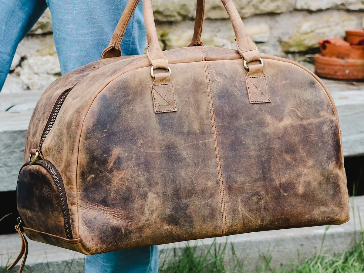 Leather Holdall For Men