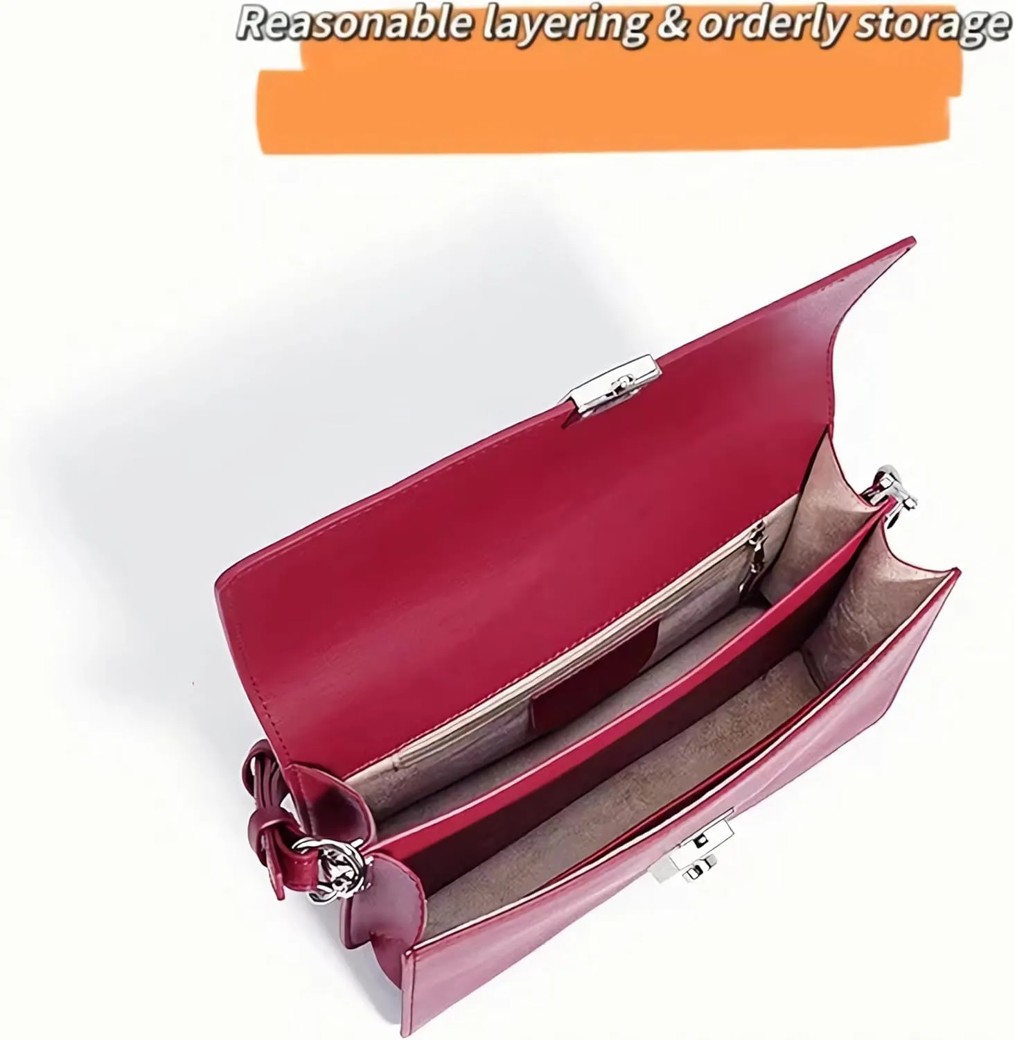 LeGeng 2025 New Versatile Crossbody & Shoulder bag Niche Design Women's collection,Top Layer Cowhide,Comfortable Straps
