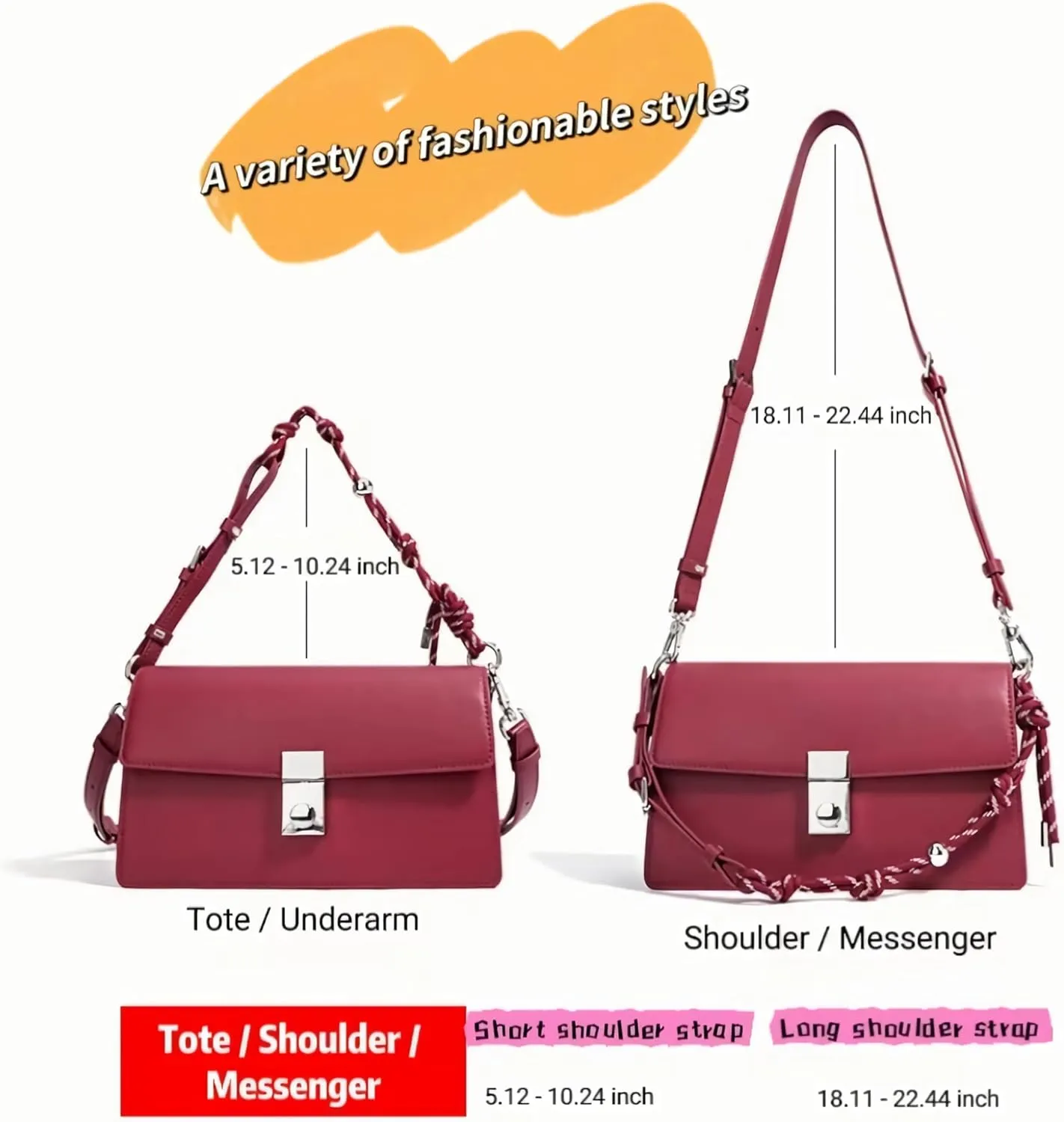 LeGeng 2025 New Versatile Crossbody & Shoulder bag Niche Design Women's collection,Top Layer Cowhide,Comfortable Straps