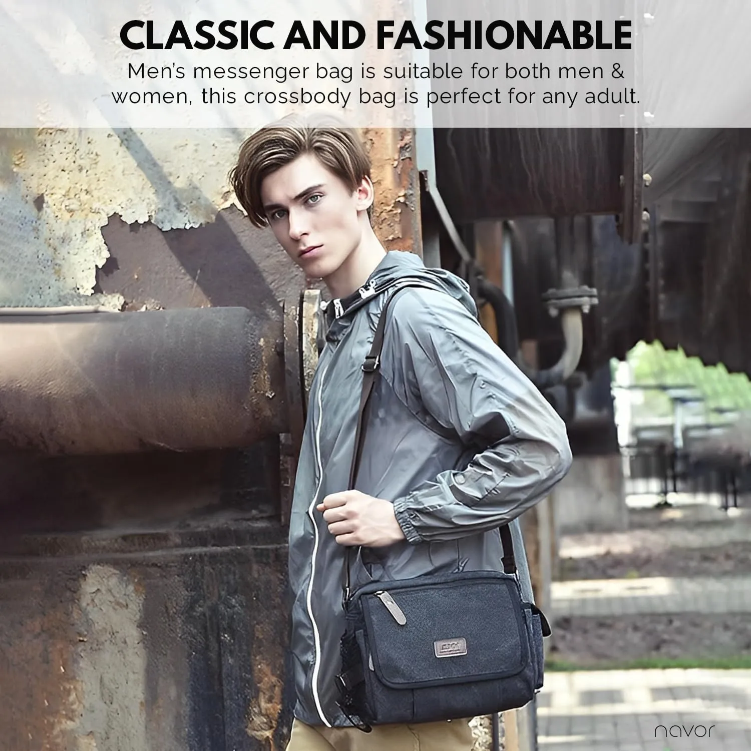 Leonardo | Everyday Casual Crossbody Messenger Bag