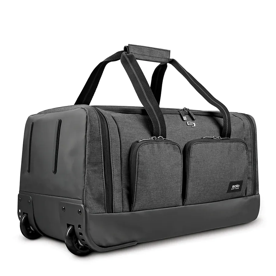 LEROY Rolling Duffel - Black