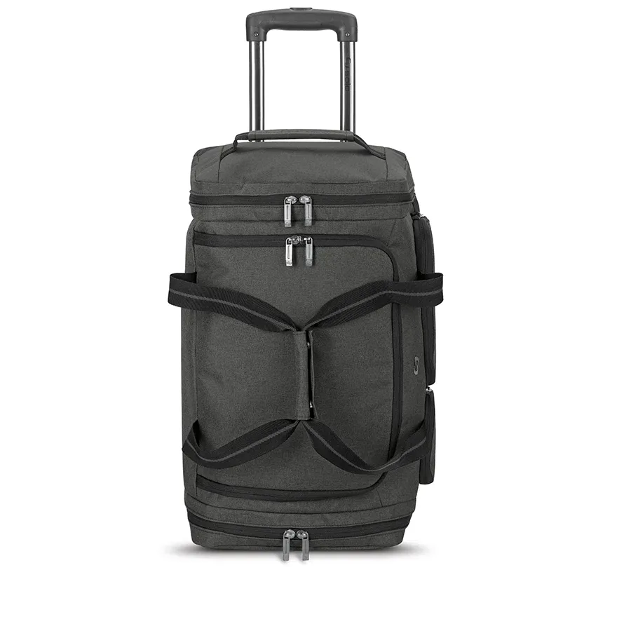 LEROY Rolling Duffel - Black