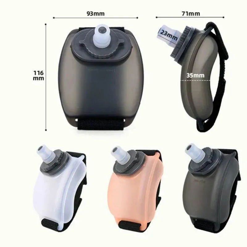 Lightweight Running Hydration Flask - Outdoor Wrist Water Bottle