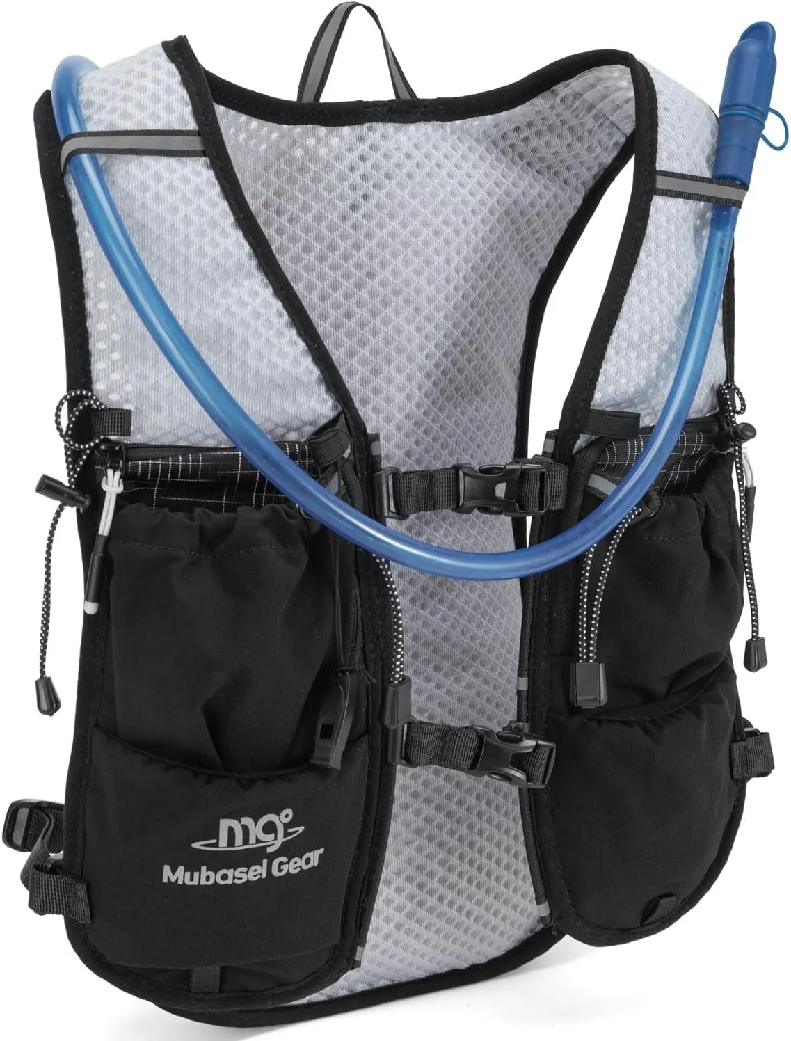 Lightweight Running Vest for Women & Men Hydration Backpack Pack with 1.5L Water Bladder Bag Running Gear Accessories for Hiking Marathon Trail Cycling