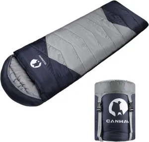 lightweight waterproof double sleeping bag for 2 with pillows