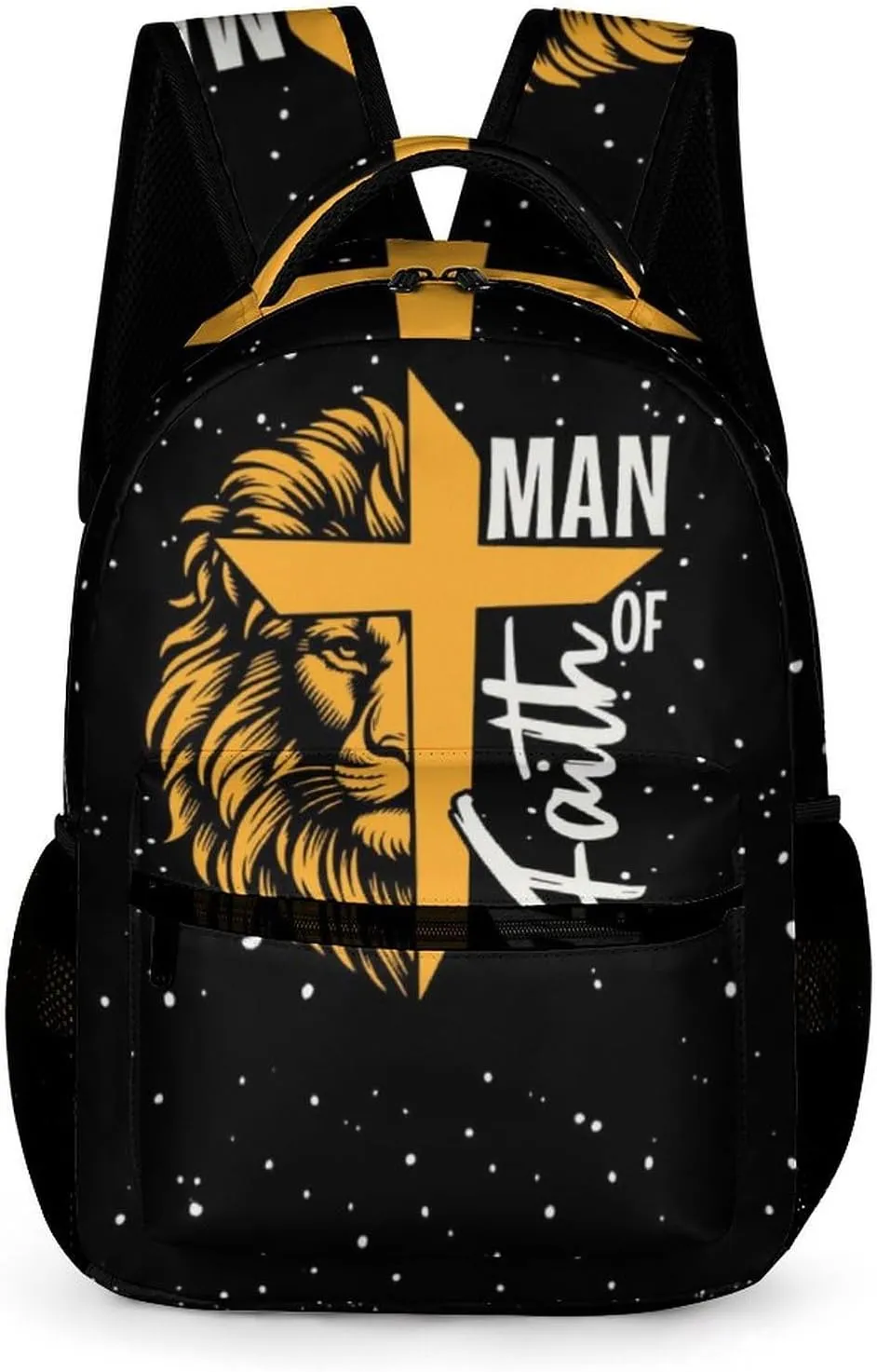 Lion Backpack for Kids Girls Boys School, 16 Inches Cute Lions Theme Bookbag, Adjustable, Lightweight, Large Capacity, Colorful Daily Casual Backpacks