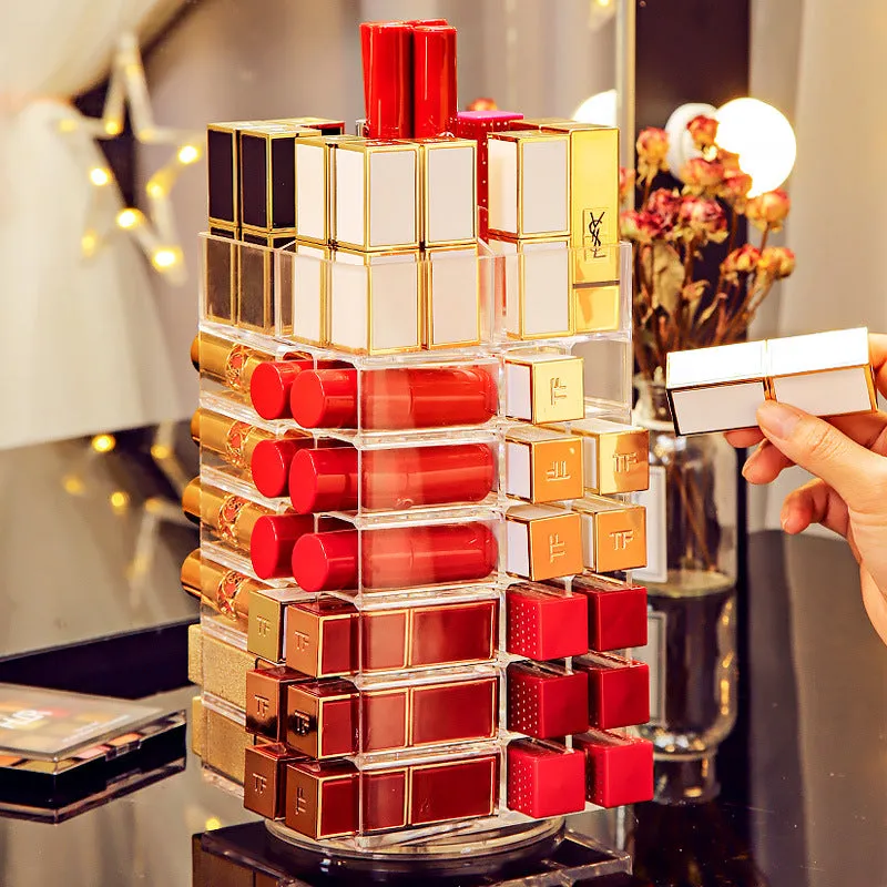 Lipstick Holder, Lipstick Storage Box Makeup Organizer Shelf