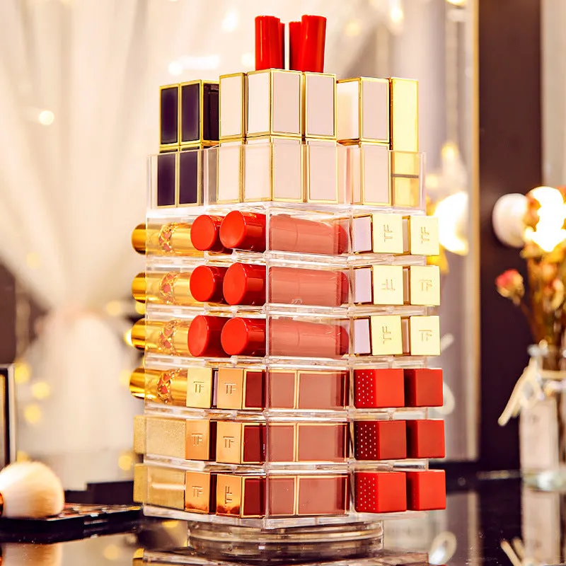 Lipstick Holder, Lipstick Storage Box Makeup Organizer Shelf