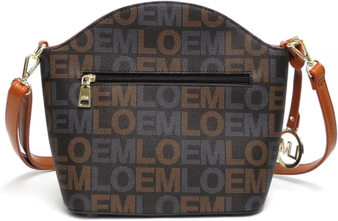 LOEM monogrammed lock signature crossbody messenger Bag designer inspire handbag