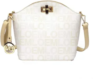 LOEM monogrammed lock signature crossbody messenger Bag designer inspire handbag