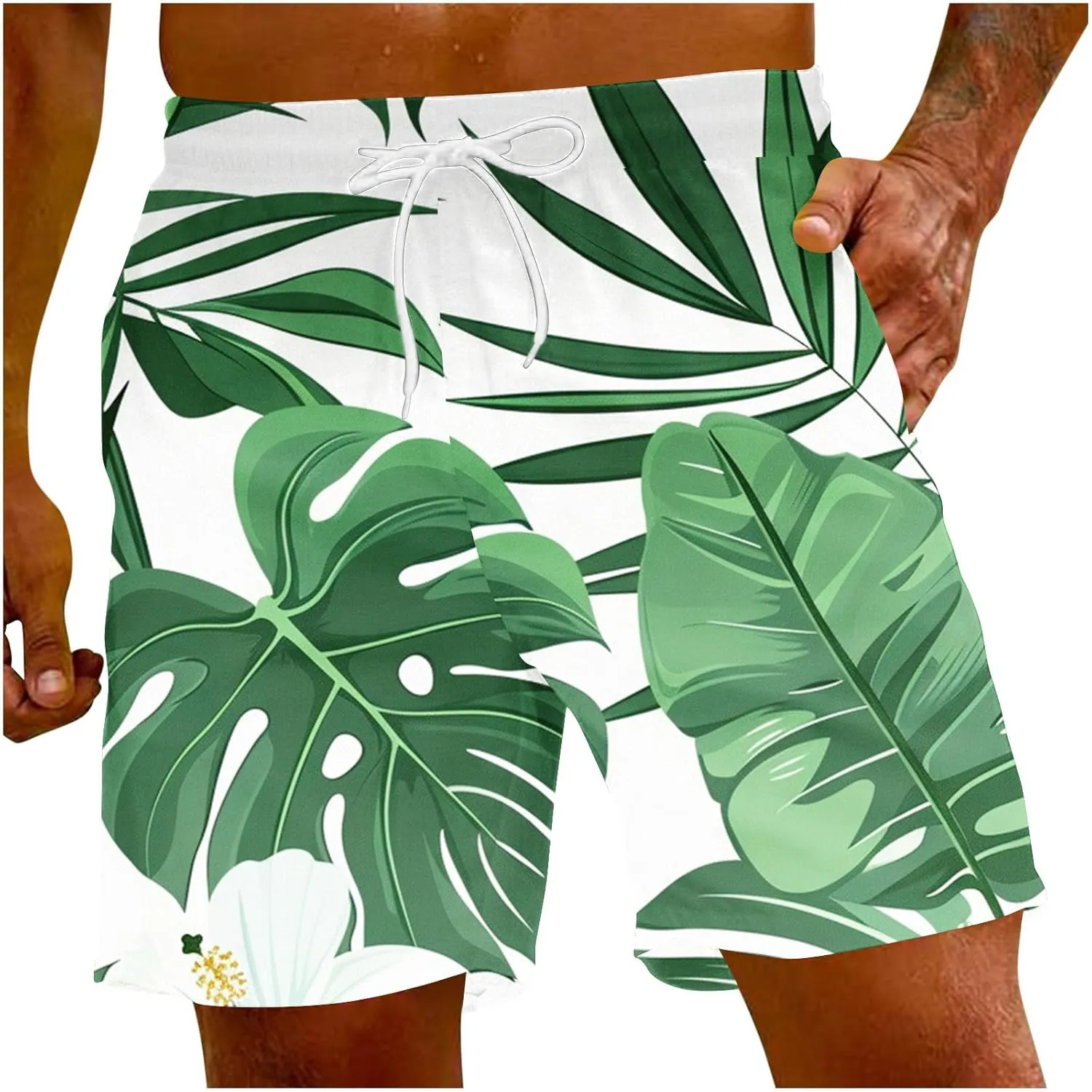 Lounging Shorts for Men Outdoor Five Point Beach Pants Swimming Summer Men's Pants Shorts Men Mens Swim Without