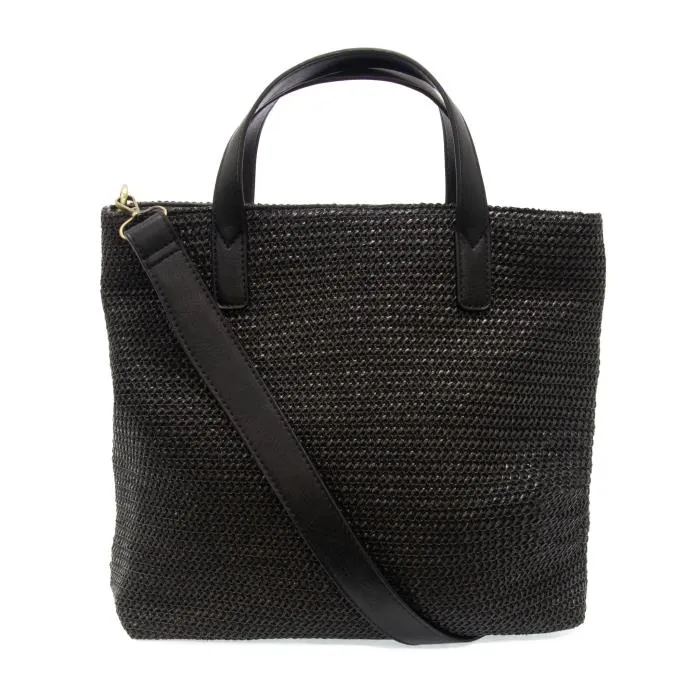 lucy straw convertible crossbody tote