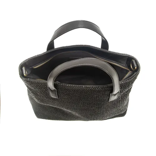 lucy straw convertible crossbody tote