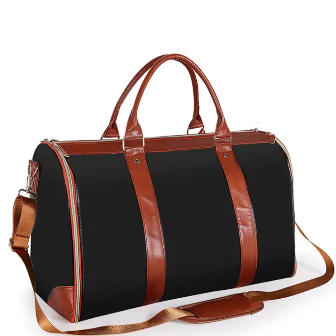 LuxeFold Women's Travel Duffel Black