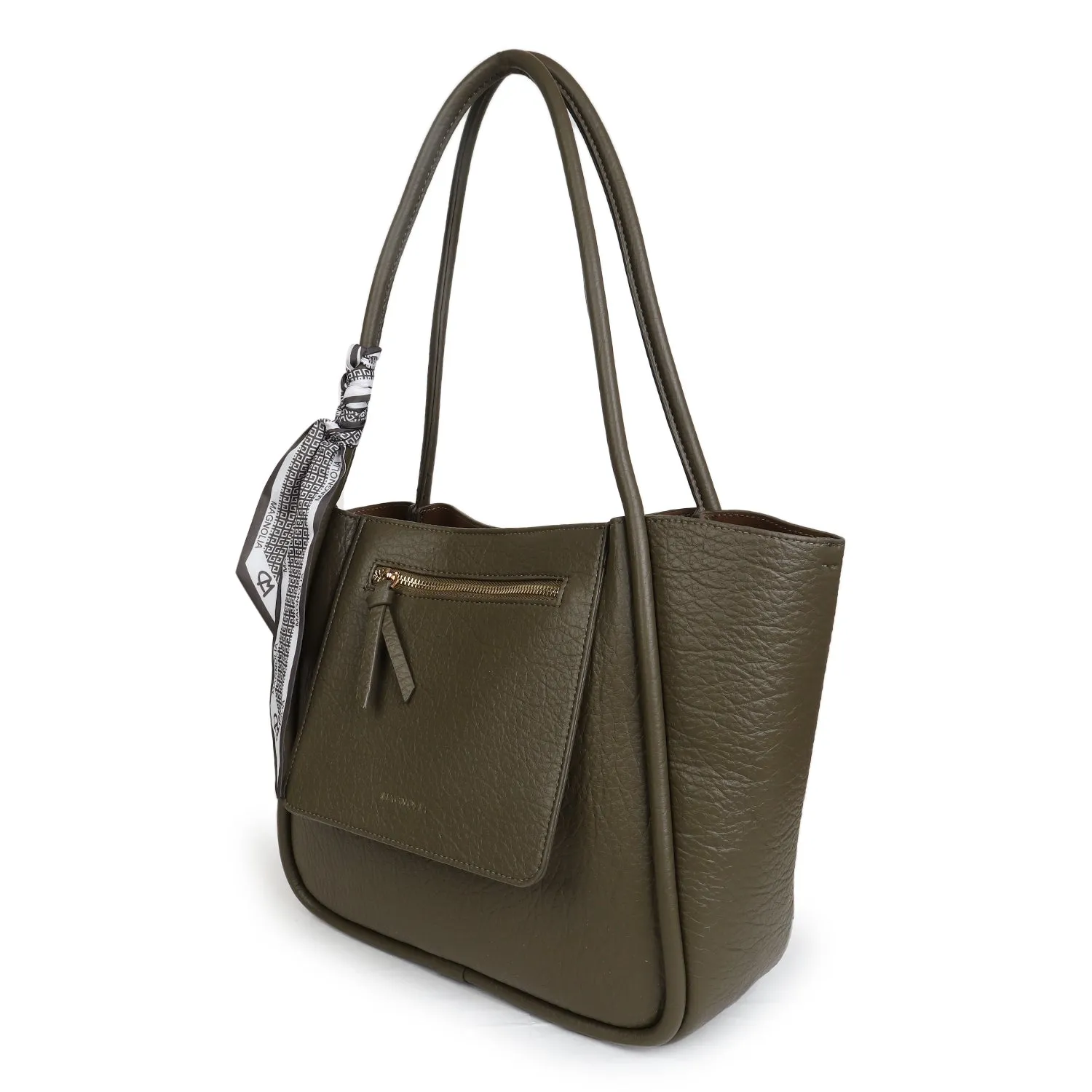 Magnolia Michela Medium Tote Bag Moss Green