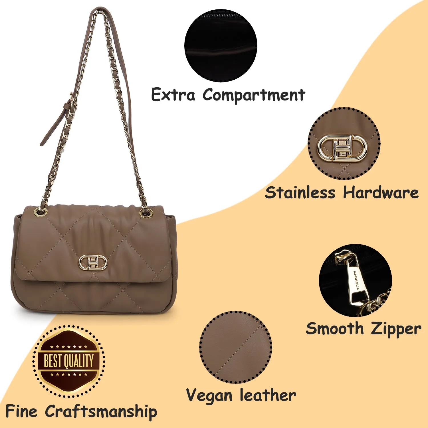 Magnolia Zenith Sling Bag Beaver Brown