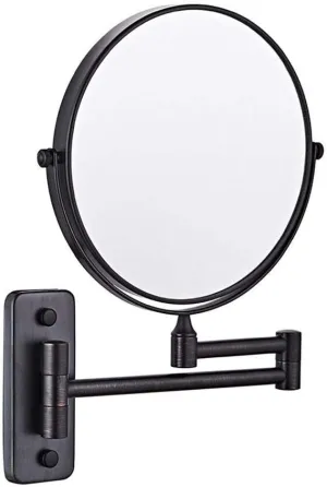 Makeup Mirror Makeup Mirror, Bathroom Shaving Mirror Wall Mounted Cosmetic Mirror 3X/ 1X Magnification Makeup Mirror 360° Rotation for Beauty Makeup/Bathroom Shaving with Drilling or Without