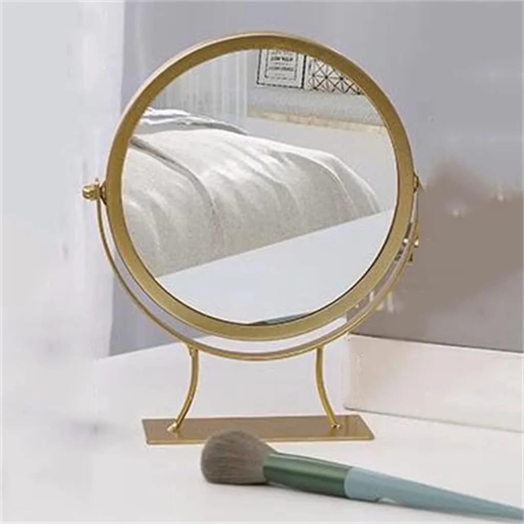 Makeup Mirrors Dressing Table Opening red Storage Tray Entrance Mirrors Key Tray Cosmetics Storage Rack