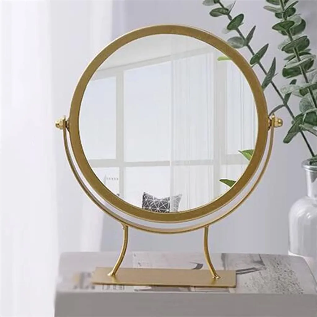Makeup Mirrors Dressing Table Opening red Storage Tray Entrance Mirrors Key Tray Cosmetics Storage Rack