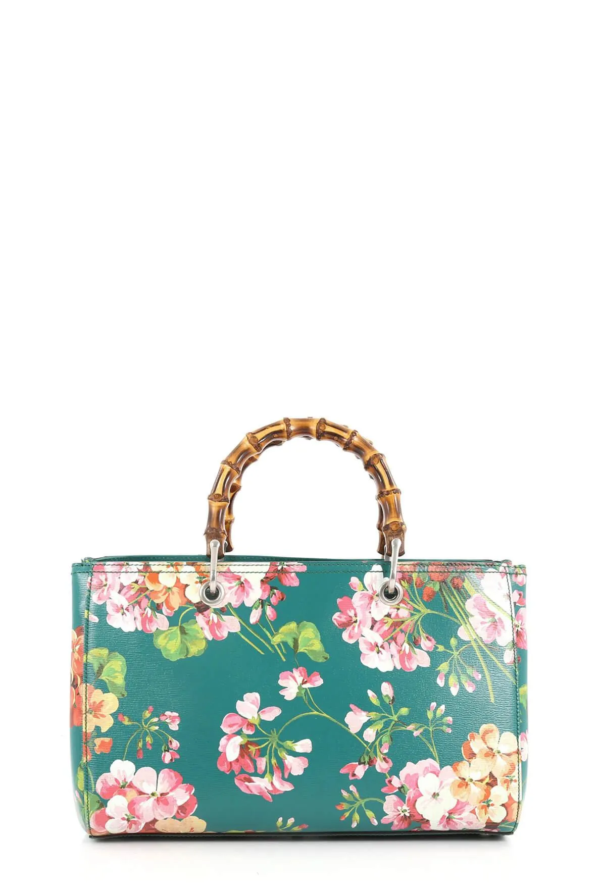 Medium Bamboo Shopper Green Blooms