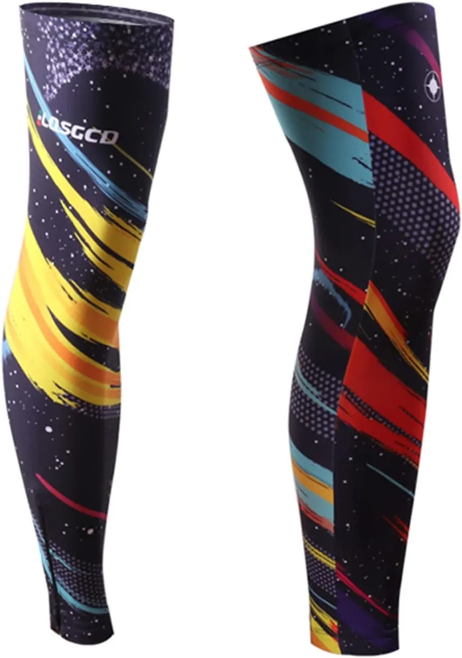 Meicynhoger Cycling Leg Warmers UV Protection for Men & Women,Cooling Compression Leg Sleeves for Sports
