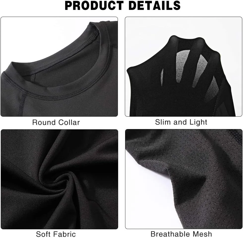 Men's Compression Long Sleeve Athletic Workout Shirt
